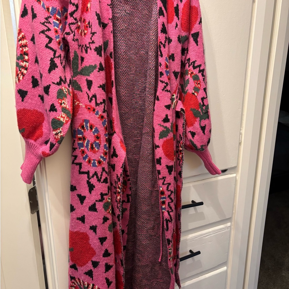 FARM Rio snake fruit sweater dress - Picture 3 of 6